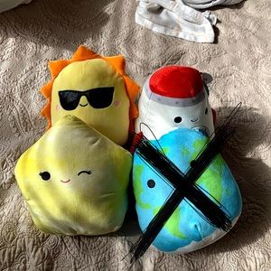 Squishmallow bundle 3 piece 8”